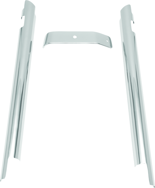 Kuryakyn Downtube Covers 07-17 Softail Chrome - 7863
