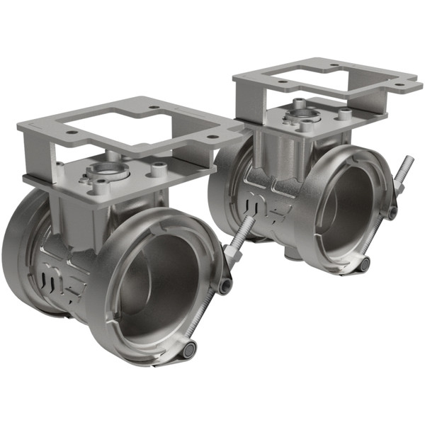 MagnaFlow 2018 Ford Mustang V8-5.0LGAS Exhaust Acc - 2.5in ID/OD - 304SS - Integrated V-Band Flanges - 10805