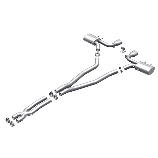 MagnaFlow 11-13 Cadillac CTS Coupe Only V8 6.2L Dual Ctr Rear Exit SS Cat-Back Performance Exhaust - 15496