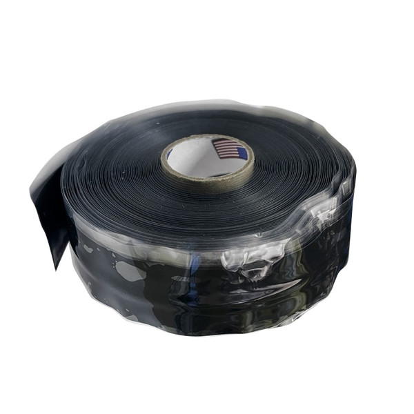 DEI Fire Tape 1in x 36ft Roll - Self Vulcanizing Tape - Black - 10476