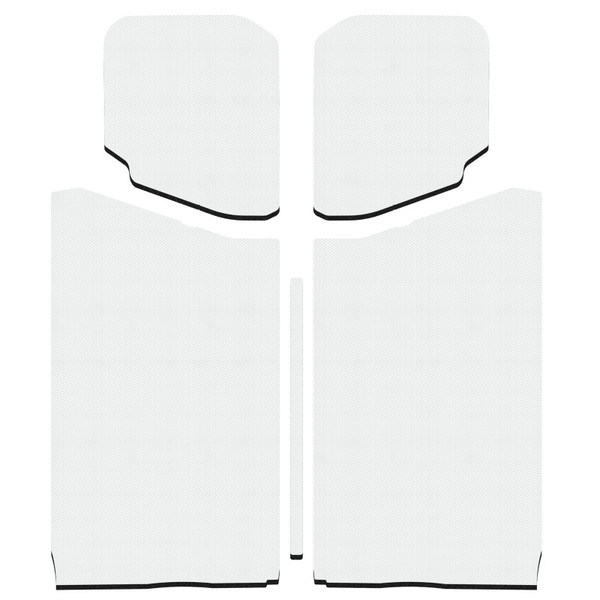 DEI 18-23 Jeep Wrangler JL 2-Door Boom Mat Headliner - 5 Piece - White - 50190