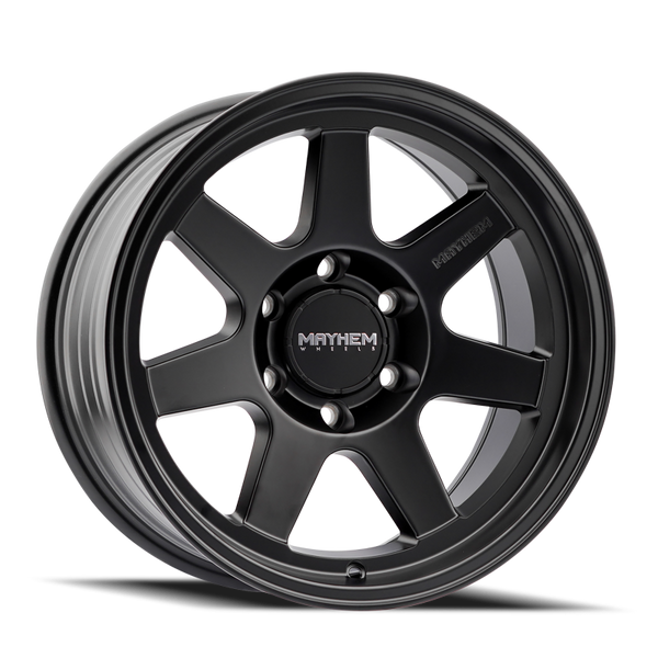 Mayhem 8307 Convoy 17x9 / 6x139.7 BP / -6mm Offset / 106mm Hub Satin Black Wheel - 8307-7983MB