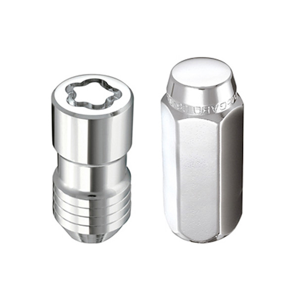 McGard SplineDrive Tuner 23-PC Jeep JL Install Kit w/Locks & Tool (Cone) M14X1.5 / 22m Hex - Chrome - 84585