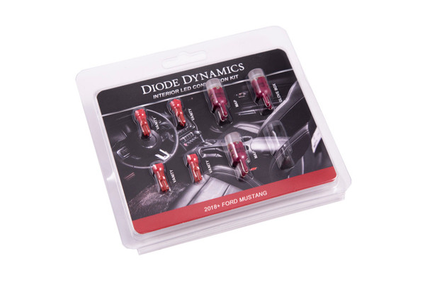 Diode Dynamics 18-19 Mustang Stage 2 Mustang Interior LED Light Kit - Red - DD0358