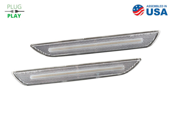 Diode Dynamics 15-21 EU/AU Ford Mustang LED Sidemarkers Clear (Pair) - DD5071