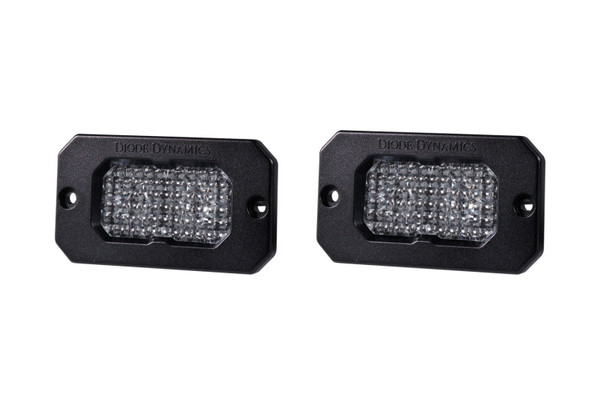 Diode Dynamics Stage Series 2 In LED Pod Sport - White Flood Flush RBL (Pair) - DD6428P