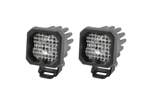 Diode Dynamics Stage Series C1 LED Pod Sport - White Wide Standard RBL (Pair) - DD6441P