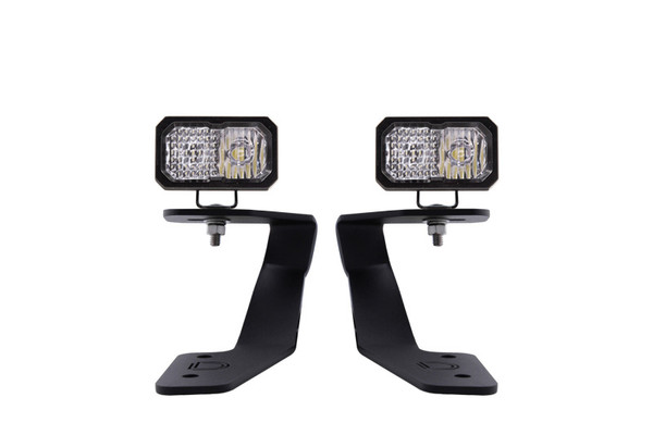 Diode Dynamics 18-21 Subaru Crosstrek Stage Series 2in LED Ditch Light Kit - Pro White Combo - DD6564