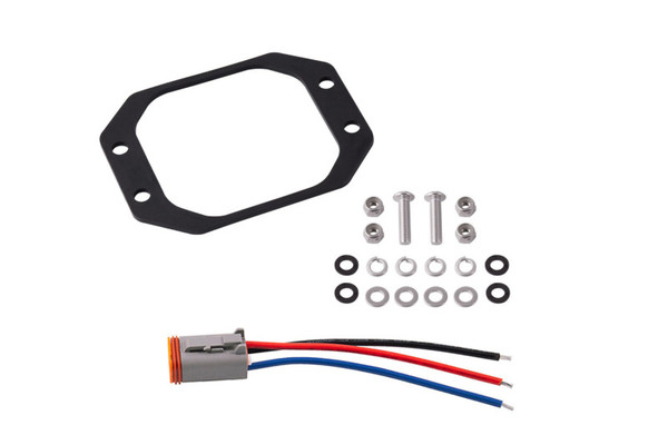 Diode Dynamics SS3 Backlit Flush Mounting Kit ((Single)) - DD7189S