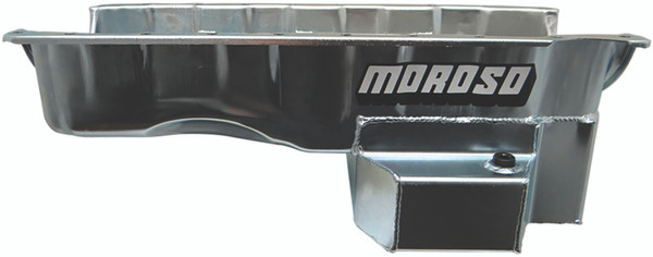 Moroso Chevrolet Big Block Gen 5/6/GM A Body Road Race Baffled Wet Sump 6.5qt 8in Steel Oil Pan - 20421