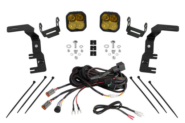 Diode Dynamics 2023+ Chevrolet Colorado Stage Series Ditch Light Kit SS3 Sport Yellow Combo - DD7812