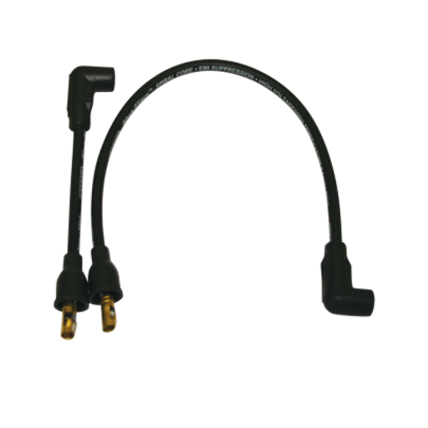 Moroso 80-84 H-D FL / 84-99 H-D FXST/FLST /91-98 H-D FXD Spiral Core Wire Set - Black - 27211