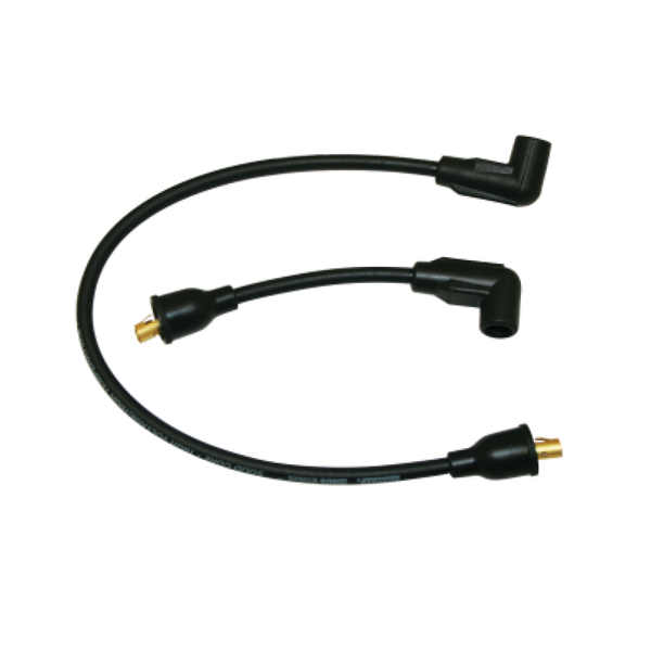 Moroso 65-78 Harley-Davidson FL/FX Solid Stainless Core Wire Set - Black - 27289