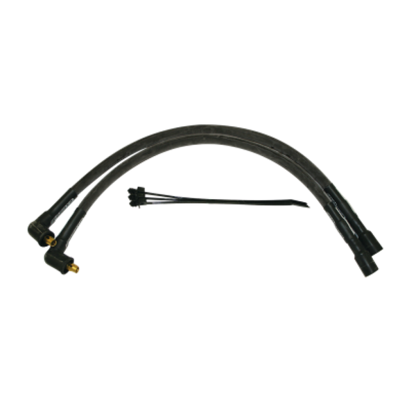 Moroso 97-98 Harley-Davidson FLT/FLHT/FLHR/FLTR Sleeved Ultra 40 Wire Set - Black - 28315