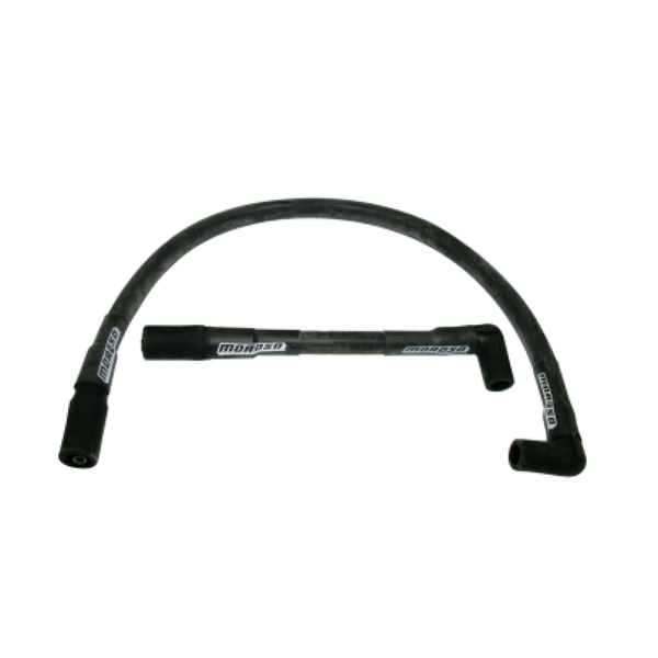 Moroso 99-15 Harley-Davidson FXD/FXDWG Sleeved Ultra 40 Wire Set - Black - 28316