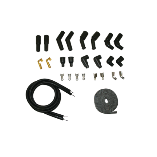 Moroso 78-15 Harley-Davidson Universal Kit Sleeved Ultra 40 Wire Set - Black - 28321