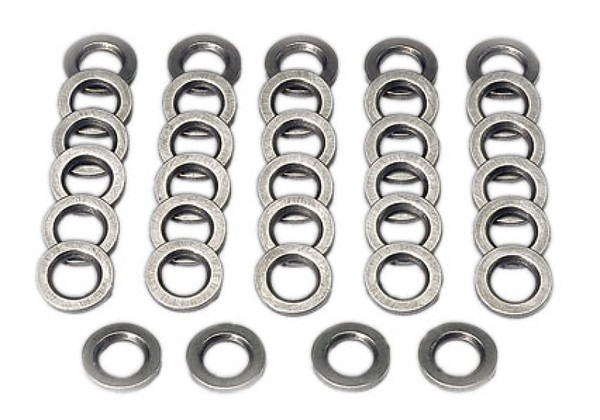 Moroso Head Bolt Washers - 7/16in - 4130 Chrome Moly - 34 Pack - 38300