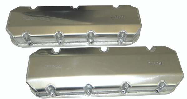 Moroso Chevrolet Big Block (w/Symmetrical Port/Stock Heads) Valve Cover w/Steel Insert - Alum - Pair - 68345