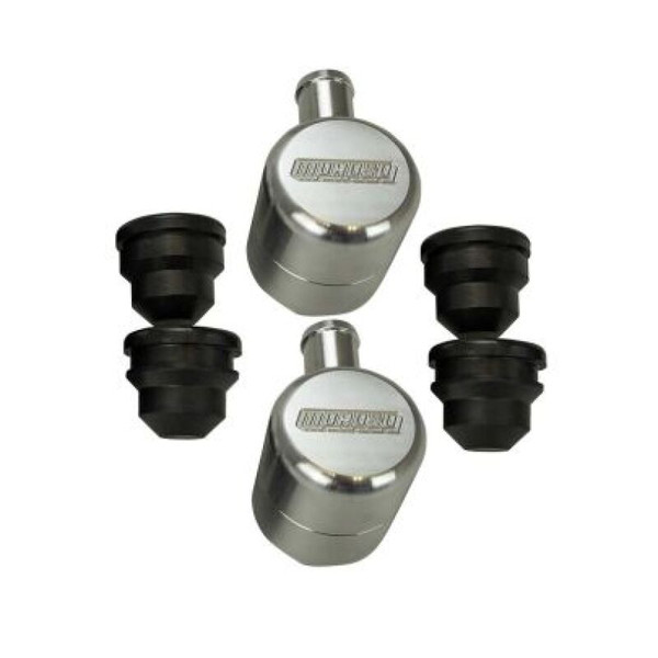 Moroso 1.22in Hole 5/8in Hose Billet Valve Cover Breather - 68861