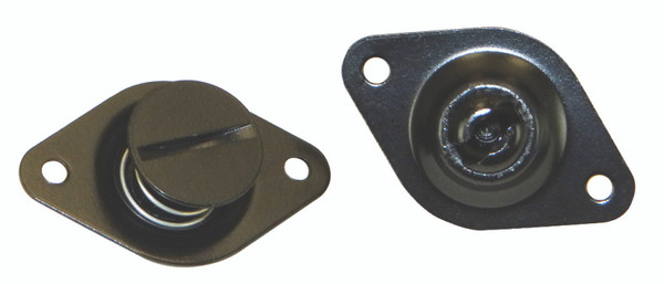 Moroso Quick Fastener - Self Ejecting - 7/16in x .500in - Steel - Black - 10 Pack - 71372