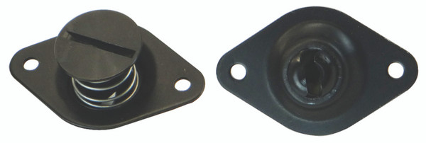 Moroso Quick Fastener - Self Ejecting - 7/16in x .550in - Aluminum - Black - 10 Pack - 71379