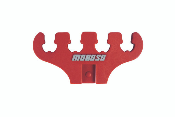 Moroso Wire Loom - 7-9mm - 4 Hole - Red - 2 Per Card - 97835