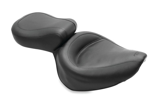 Mustang 87-04 Suzuki VS700/750/800 Intruder,S50 05-09 Std Vint Touring 2PC Seat w/Studs - Black - 75285