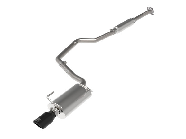 aFe POWER Takeda 12-16 Subaru Impreza 2.0L 2.5in 304SS CB Exhaust w/ Black Tips - 49-36052-B