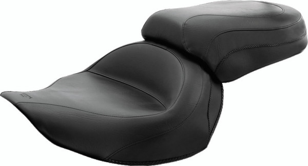 Mustang 06-15 Yamaha Roadliner & Stratoliner Wide Touring Solo Seat - Black - 76124