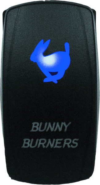 DragonFire Racing Lighted Switch Bunny Burner On/Off Blue - 521389