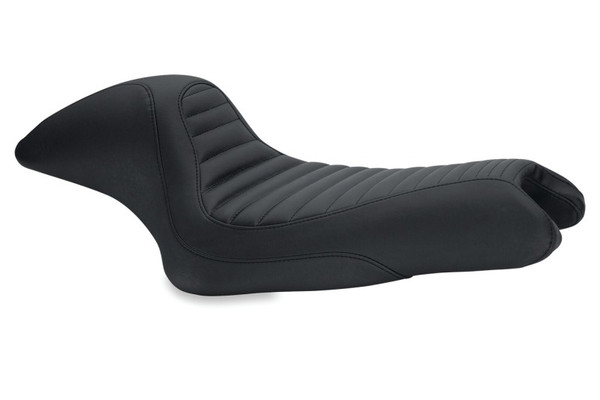Mustang 04-21 Harley Sportster Cafe Solo Seat - Black - 76691
