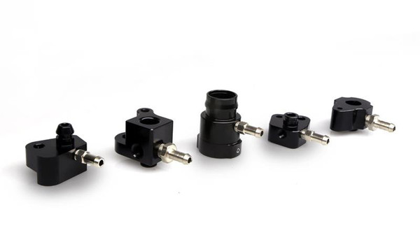 Turbosmart Boost Reference Adapter Ford 09+ Fiesta/Focus Ecoboost - Black - TS-0720-1003