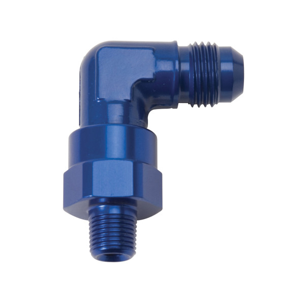 Russell Performance -8 AN 90 Degree Male to Male 1/4in Swivel NPT Fitting - 614108