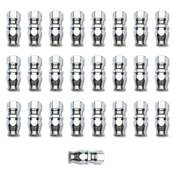Russell Performance -10 AN Endura Pwerflex Power Steering Straight Hose Ends (25 pcs.) - 620509