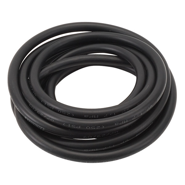 Russell Performance -6 AN Twist-Lok Hose (Black) (Pre-Packaged 15 Foot Roll) - 634153