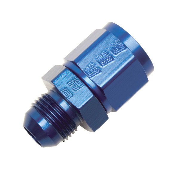 Russell Performance -10 AN Female to -8 AN to Male B-Nut Reducer (Blue) - 660030