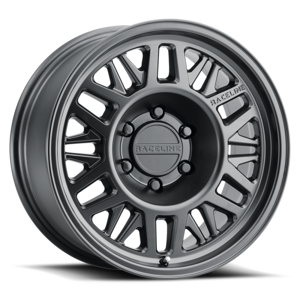 Raceline 451B Ryno 17x8.5in / 6x139.7 BP / 0mm Offset / 106.1mm Bore - Satin Black Wheel - 451B-78560-00