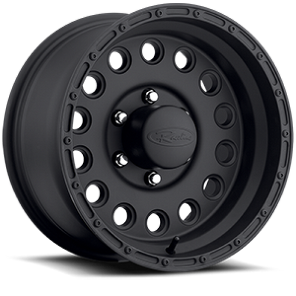 Raceline 887B Rock Crusher 16x8in / 5x139.7 BP / -20mm Offset / 107.95mm Bore - Satin Black Wheel - 887B-68055