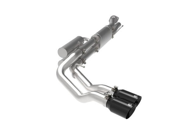 aFe Rebel Series 3in 409 SS Cat-Back Exhaust w/ Black Tips 17-20 Ford F-250/F350 V8 6.2L/7.3L - 49-43117-B
