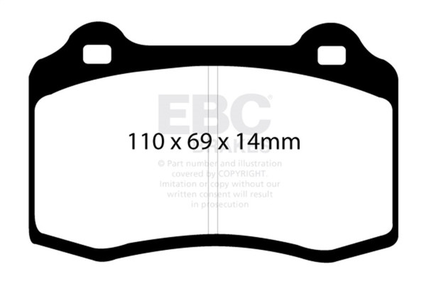 EBC 03-07 Volvo S60 2.5 Turbo R Greenstuff Rear Brake Pads - DP21140