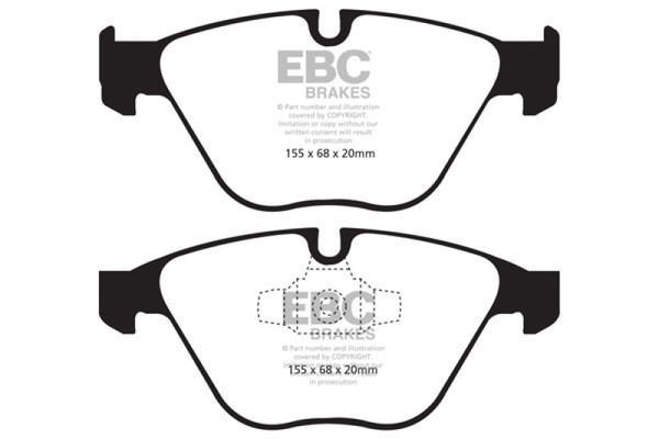 EBC 13+ BMW X1 2.0 Turbo (28i) Greenstuff Front Brake Pads - DP21512