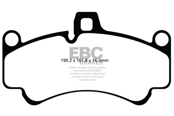EBC Brakes Greenstuff 2000 Series Sport Pads - DP21516