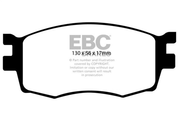 EBC 06-11 Hyundai Accent 1.6 Greenstuff Front Brake Pads - DP21768