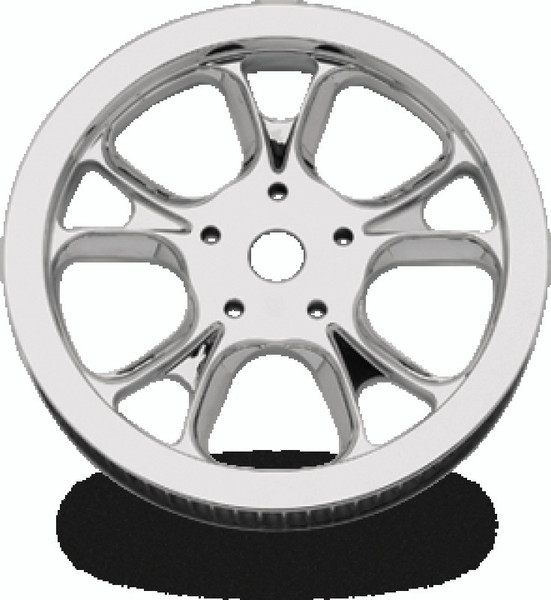 Performance Machine Belt Pulley 66T x 1in Gatlin - Chrome - 0093-6266GATL-CH