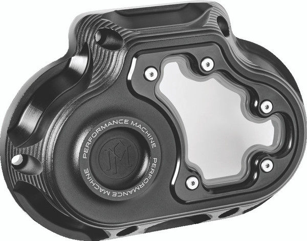 Performance Machine  Vision Clutch Cover W/Bezel - Black Ops - 0177-2081M-SMB