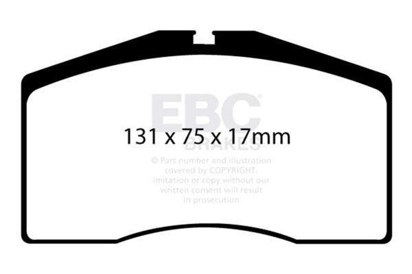 EBC 92-95 Porsche 928 5.4 Greenstuff Front Brake Pads - DP2997