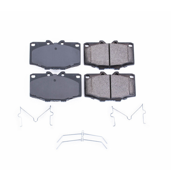 Power Stop 87-88 Toyota 4Runner Front Z17 Evolution Ceramic Brake Pads w/Hardware - 17-137