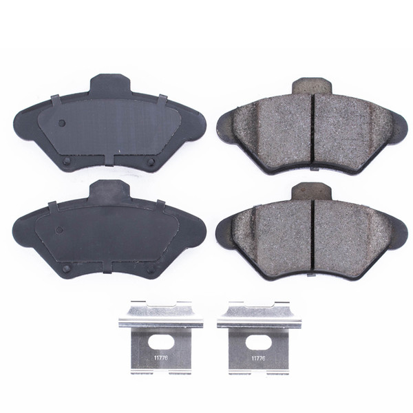 Power Stop 94-98 Ford Mustang Front Z17 Evolution Ceramic Brake Pads w/Hardware - 17-600