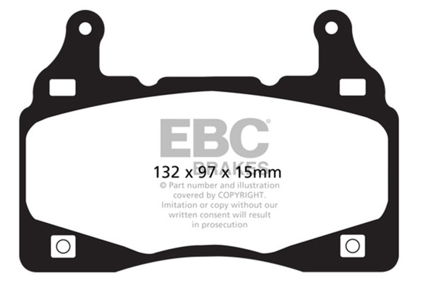 EBC 11-15 Chevrolet Camaro (5th Gen) 6.2 Redstuff Front Brake Pads - DP31895C