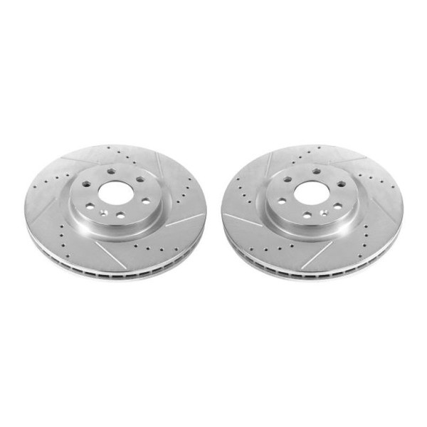 Power Stop 10-16 Cadillac SRX Front Evolution Drilled & Slotted Rotors - Pair - AR82145XPR